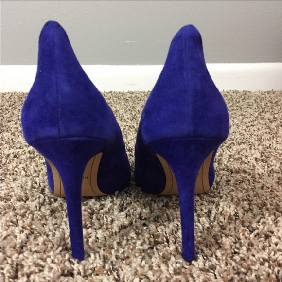Dolce Vita Blue Isabel Peep Toe Pump - Picture 2 of 6